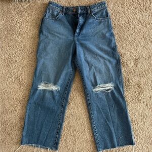 Distressed Wrangler Jeans